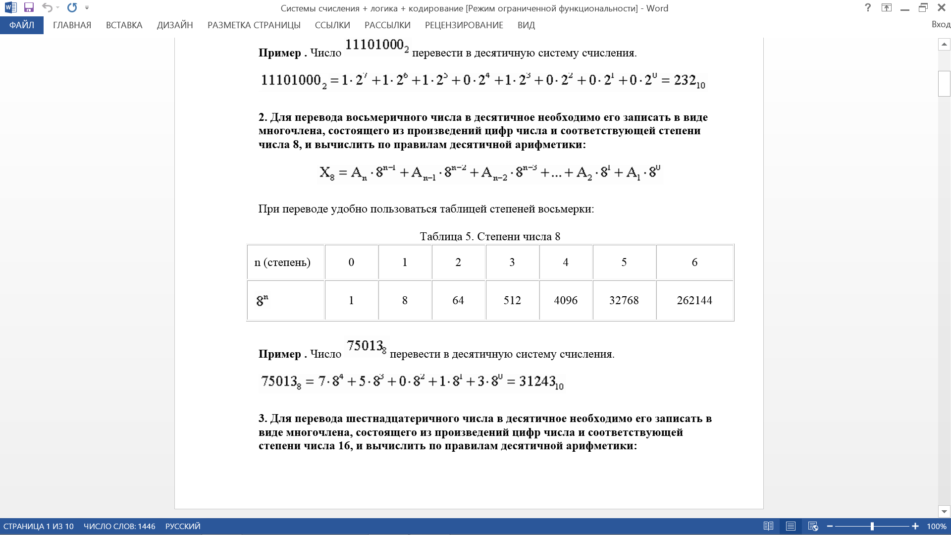 Шпаргалка: Шпаргалка по Информатике